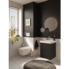 VitrA Origin A44895 Makyaj Aynası, Duvardan, Krom