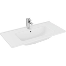 VitrA Mia 7462L003-0001 Etajerli Lavabo, 80 cm, Beyaz