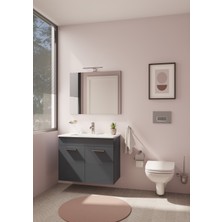 VitrA Mia 7461L003-0002 Etajerli Lavabo, 60 cm, Beyaz