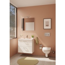 VitrA Ardea 67088 Banyo Dolabı Seti Çekmeceli, 70 cm, Parlak Beyaz