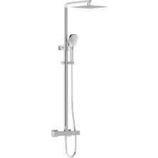 Artema AquaHeat Bliss S 230 A47202 Termostatik Duş Sistemi, Krom