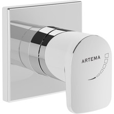 Artema Root Square A42729 Ankastre Stop Valf, Sıva Üstü, Krom