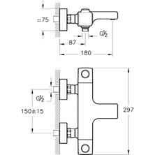 Artema AquaHeat A47159 SS3 Banyo Bataryası, Krom