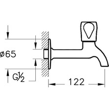 Artema A41584 Uzun Musluk, Krom