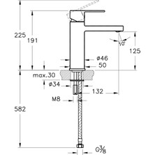 VitrA Flo S A42593 Lavabo Bataryası Yüksek, Uzun Çıkış Ucu, Krom