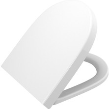 VitrA Sento 86-003R009 Klozet Kapağı, Yavaş Kapanır, Kolay Çıkabilir, Beyaz