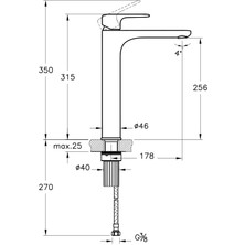 Artema Root Round  A4270736 Çanak Lavabo Bataryası, Mat Siyah