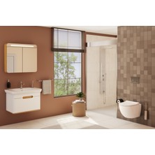VitrA Sento 7747B003-0559 Rim-ex Asma Klozet, Kısa, 50 cm, Beyaz
