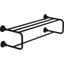 VitrA Origin Classic A4452536 Havlu Rafı, Mat Siyah