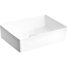 VitrA  Nuo 7436B003-0016 Dikdörtgen Çanak Lavabo, 50 cm