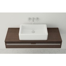 VitrA  Nuo 7436B003-0016 Dikdörtgen Çanak Lavabo, 50 cm