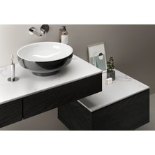 VitrA Origin A42581 Ankastre Lavabo Bataryası, İki Rozetli, Sıva Üstü, Krom