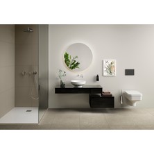 VitrA Origin A42581 Ankastre Lavabo Bataryası, İki Rozetli, Sıva Üstü, Krom