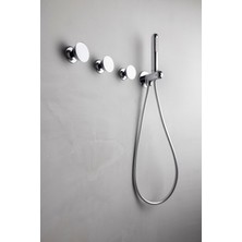 VitrA Liquid A42796 1F El Duşu Takımı, Krom