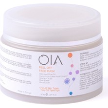 OIA Peel Off Mask 50 ml | Derinlemesine Temizlik Sağlayan | C & B5 Vitaminli | Ozonlu Soyulabilen Maske