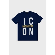 Dsquared2 Pamuklu Bisiklet Yaka Çocuk T Shirt DQ0243 D002F T Shirt DQ0243