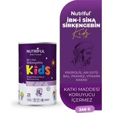 Nutriful Ibni Sina Sirkengebin Kids Çocuklara Özel Macun Propolis, Arı Sütü, Vitamin Kakaoo