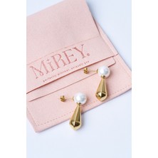 Mirey Lucent Inci Çelik Küpe
