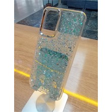 Lucek Cases Samsung Galaxy A32 Simli Kamera Çerçevesi Metal Kapak Tuşları Metal Kılıf