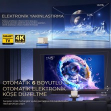 Vankyo Aurzen Boom 3 4k Androidtv Projeksiyon Cihazı Autofocus+Autokeystone+6gwifi+5.2Bt+300 Inç Yansıtma