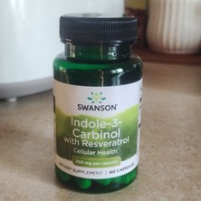 Swanson Indole-3-Carbinol With Resveratrol 200 Mg 60 Capsules