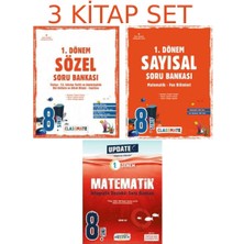 Okyanus Yayınları 8. Sınıf Sayısal-Sözel 1. Dönem Soru Bankası 3 Kitap