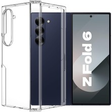 Newface Samsung Galaxy Z Fold 6 Kılıf Pc Sert Şeffaf Kapak - Şeffaf 13