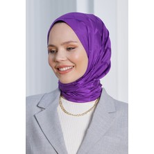 Loryan Scarf Jakar Şal - Cupra Floş Jakar Şal 4290