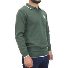 Modrenza Yumuşak Fermuarlı Triko Kazak