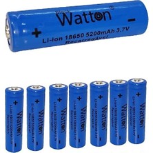 Watton 18650 3.7 V 5200MA Şarj Edilebilir Pil ( 4 Adet )