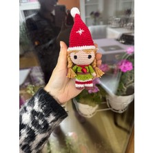 Paris Organik Oyuncak Elf Kız Amigurumi Figür Anahtarlık