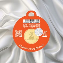 LEVA GOLD 0.25 gr 22 Ayar Sağlamoğlu Gram Altın