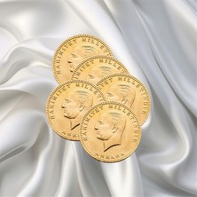 LEVA GOLD 5 Adet Ata Çeyrek Altın Eski Tarihli