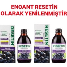 Resetin Siyah Üzüm Ekstraktı 250 ml 2 Adet