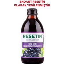 Resetin Siyah Üzüm Kabuk ve Çekirdek Ekstraktı Takviye Edici Gıda 250 ml