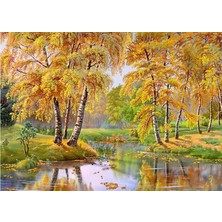 Artzone Elmas Boyama Seti - Sayılarla Boyama - Elmas Mozaik 5d - 30X40CM - Sonbahar