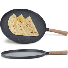 Mediterian Alüminyum Granit Döküm 36 cm Gözleme Tavası - TAD36GZLMAAC TAD36GZLMAAC, One Size