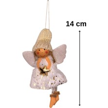 İ&DBABY Yılbaşı Ağaç Süsü Beyaz Kanatlı 14 cm Melek