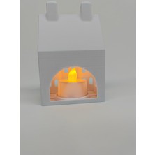 Stilcraft Dekoratif Kış Evi LED Tealight Aydınlatmalı