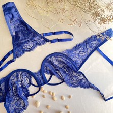 Karaz Jpl Melek Balenli Sütyen Takım - Saks 75-B