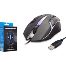 Store Işıklı Oyuncu Mouse Siyah Gaming Mouse HR-G20 HR-G20
