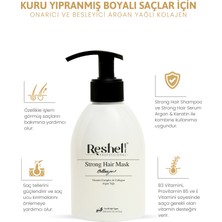 Reshell Kuru Yıpranmış Boyalı Saçlar Için  ve Besleyici Argan Yağlı  Saç Bakım Maskesi 300 ml