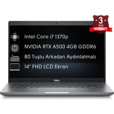 Dell Precision M3480 Intel Core I7 1370P 64GB 512GB SSD 4gb Nvıdıa Rtx A500 14" Fhd Freedos Taşınabilir Iş Istasyonu