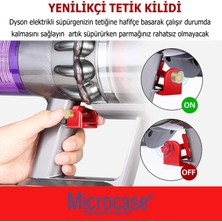 Microcase Dyson V15 V11 V10 V8 V7 V6 Için Tetik/güç Düğmesi Kilidi -AL4797