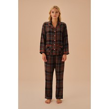 Suwen Chelsea Gömlek Yaka Pijama Takımı