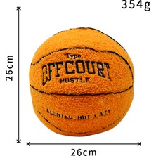 Luxixi 26C'M Offcourt Basketbol Topu Pillow Kıllı Bebek Oyuncak Yastık (Yurt Dışından)