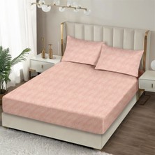 Monolisse Always Pembe Pamuklu Lastikli Çarşaf Seti Çift Kişilik 160X200+35CM 50X70CM 2x Yastık Kılıfı