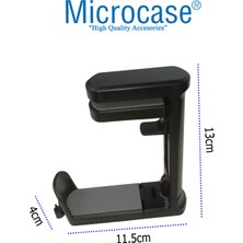 Microcase Masaya Monte Ayarlanabilir 360 Derece Döner Oyuncu Kulaklık Eşya Vb. Tutucu Stand