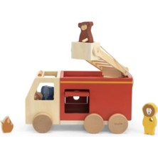 - Wooden Fıre Truck - Ahşap Itfaiye