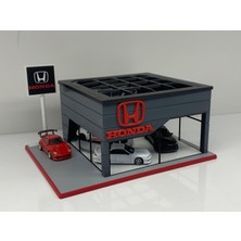 Honda Diecast Showroom Garaj Diorama 1:64 Ölçek